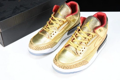 JORDAN 3 GOLD AIR AJ3-933512 OSCARS 2020 JHT 0808